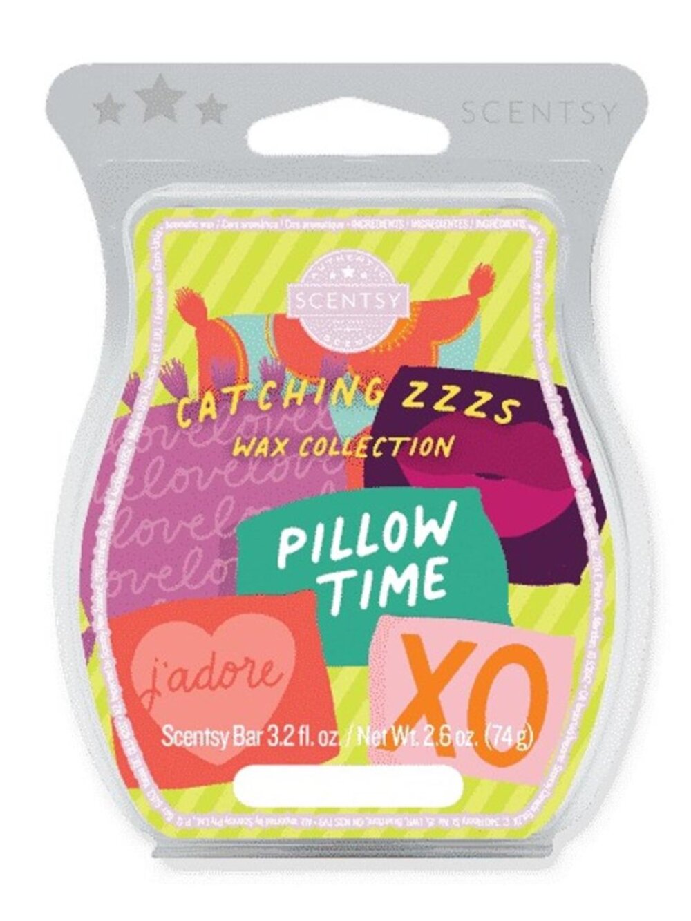 Scentsy PILLOW TIME Scented Wax Bar Catching ZZZs Collection New